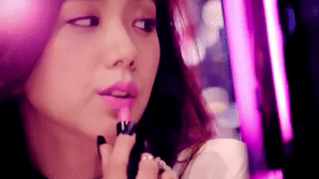 k-pop lipstick GIF