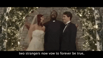two strangers now vow to forever be true GIF by POLARIS by MAKER