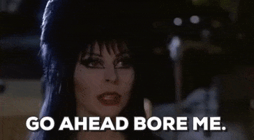 Go Ahead Bore Me Elvira Mistress Of The Dark GIF by filmeditor