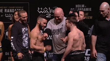 weigh in ufc 208 GIF