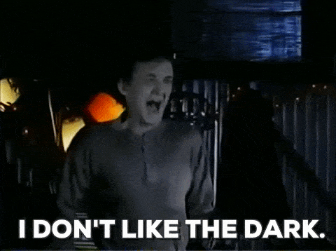 are you usually afraid of the dark