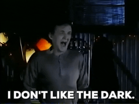 George-scared-of-the-dark GIFs - Get the best GIF on GIPHY