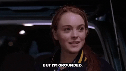  mean girls lindsay lohan mean girls movie cady heron grounded GIF