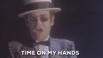 time on my hands GIF by Elton John