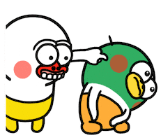 Disappointed Oh Dear Sticker by kwaesam