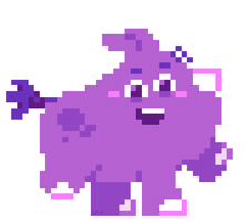 Happy Pixel Sticker