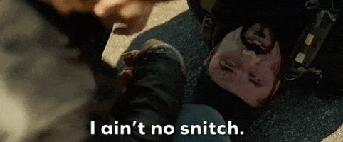 I Aint No Snitch GIF by Den of Thieves