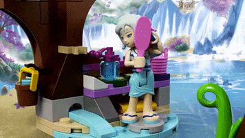make up waiting GIF by LEGO