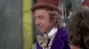 Sarcastic Willy Wonka GIF