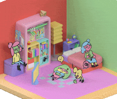 Friends 3D GIF by mushbuh