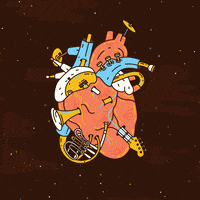 heart beat GIF by Aiste Papartyte