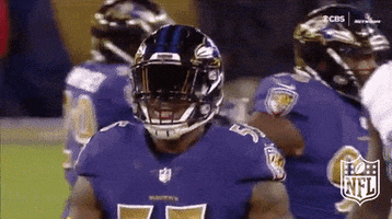 Flexing Baltimore Ravens GIF by NFL