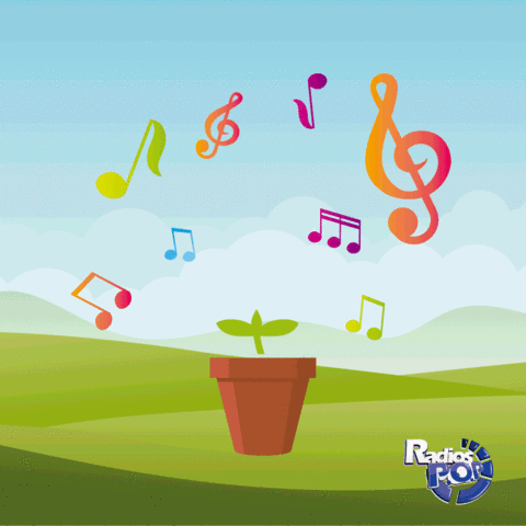 Clicker music musica flores flor GIF