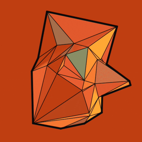 colors polygon GIF by Shurly