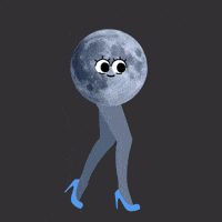 moon strut GIF by mummu