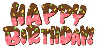 Happy Birthday Sticker by ERICA824