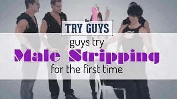The Try Guys Try Magic Mike Stripping GIF by BuzzFeed