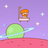 Space Stars GIF by 100% Soft