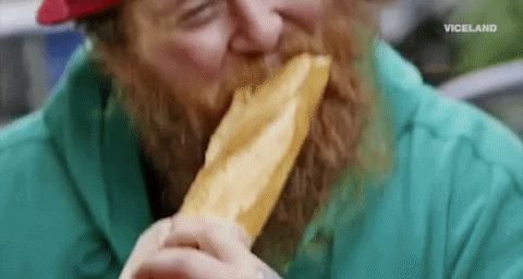 F*CK, THAT'S DELICIOUS viceland hungry bread fuck that's delicious GIF