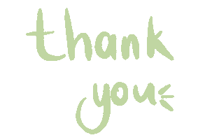 Thank U Love Sticker by Glowynur