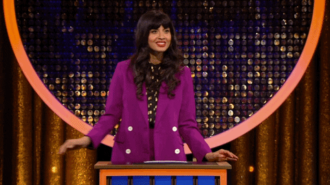 Jameela Jamil GIF by The Misery Index - Find & Share on GIPHY