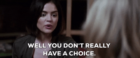 Lucy Hale You Dont Really Have A Choice GIF by Truth or Dare - Find & Share on GIPHY