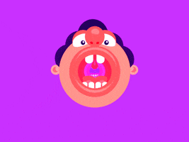 3D Screaming GIF by Tony Babel