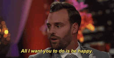 All I Want You To Do Is Be Happy Season 12 GIF by The Bachelorette