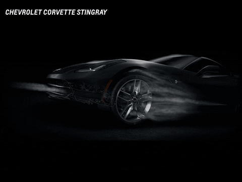 black corvette stingray wallpaper