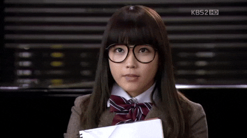 k-pop nod GIF