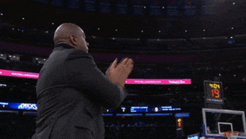 Clap It Up Lets Go GIF by NBA