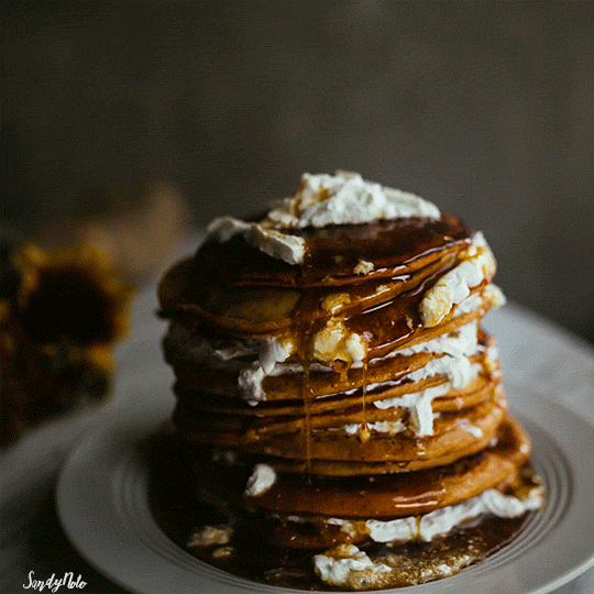 maple syrup pancakes GIF by Adventures Once Had