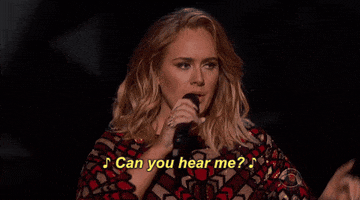 Can You Hear Me Adele GIF by Recording Academy / GRAMMYs
