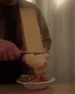 #cheese #cheeselover #raclette #blog GIF by Coventry University