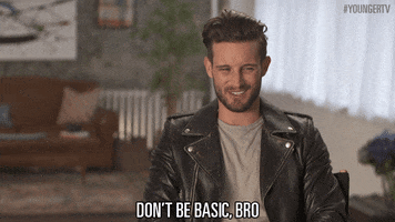 Dont Be Basic Nico Tortorella GIF by YoungerTV