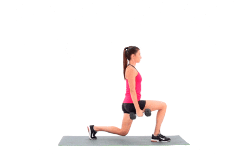 Candy Magazine exercise lunges GIF
