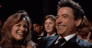 robert downey jr laughing GIF by The Academy Awards