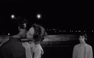black and white kiss GIF by Fandor