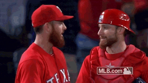 MLB baseball mlb beard rangers GIF