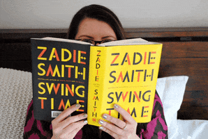 Read Zadie Smith GIF by Saatva Mattress