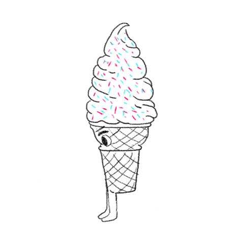 ice cream illustration GIF by MaggieRAPT