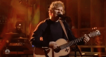 ed sheeran singing GIF by Saturday Night Live