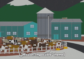 cow farm GIF by South Park 