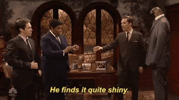 He Finds It Quite Shiny Benedict Cumberbatch GIF by Saturday Night Live