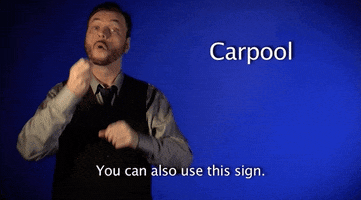 sign language carpool GIF by Sign with Robert