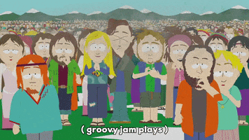 happy hippies GIF by South Park 