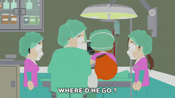 kenny mccormick doctor GIF by South Park 