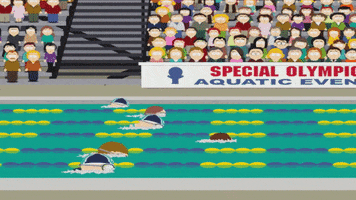 special olympics swimming GIF by South Park 