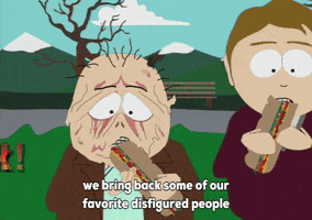 sick grandpa marvin marsh GIF by South Park 