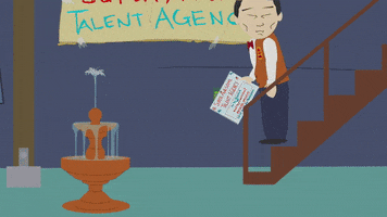 flowing talent agency GIF by South Park 